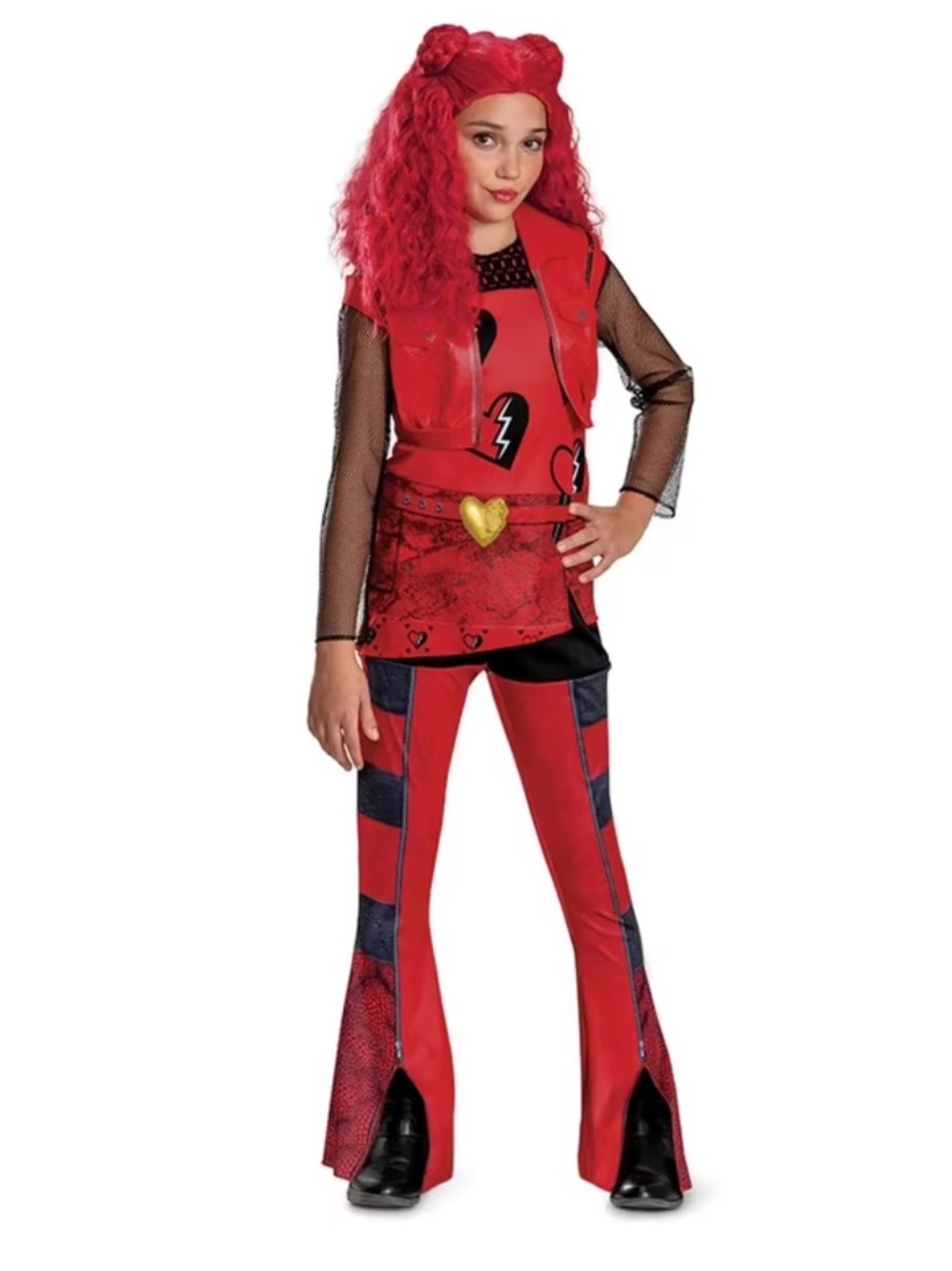 Disney Descendants Red Rise of Red Costume NEW M 7-8 L 10-12 Halloween